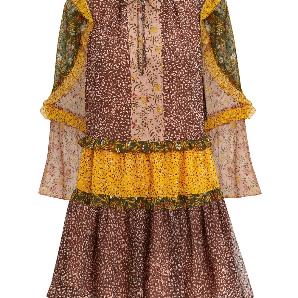 Ulla Johnson Silk Essie Crepe Mini Dress - Sz 4 - Picture 6 of 9